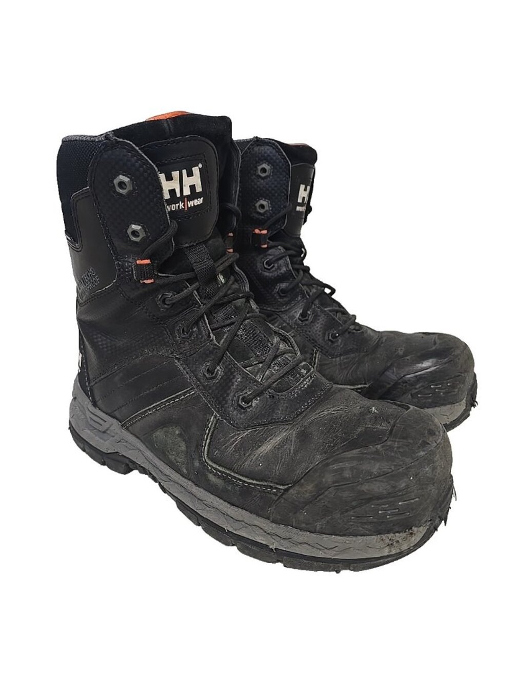 HELLY HANSEN Men's 8" AIR FRAME TRANSITIONAL CTCP WORK BOOTS Black 9.5M